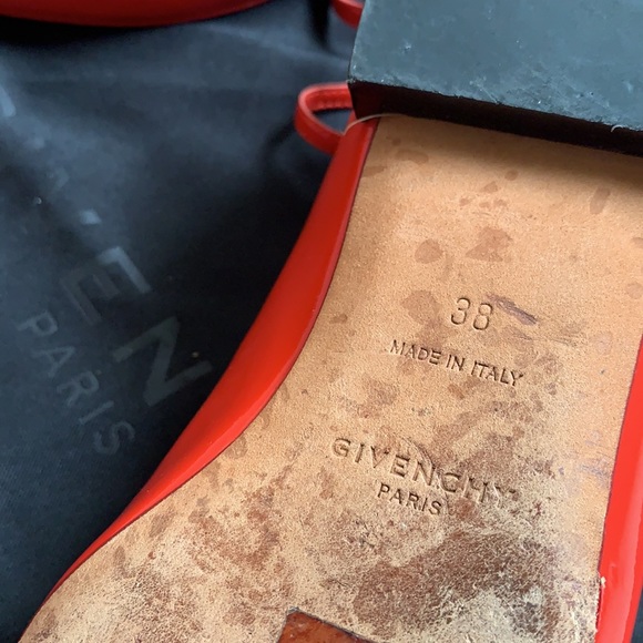 Givenchy patent leather lace up ballerinas - Picture 5 of 13